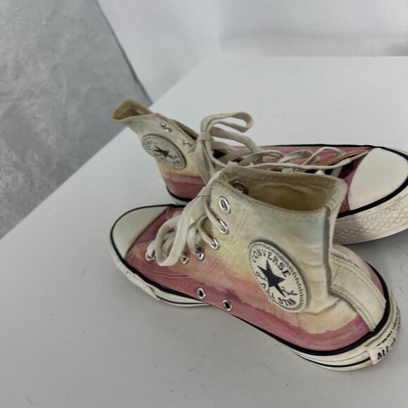 Converse Chuck Taylor 8 All Star High Top Sneaker Sunset Watercolor Pink 551629C - Picture 4 of 16